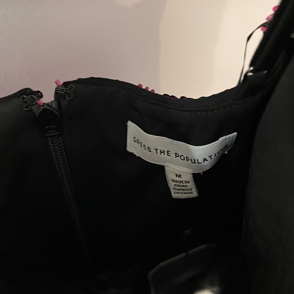 Dress the Population - Paloma Dress - Violet Multi - Size Medium - Picture 3 of 3